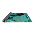 thumbnail image 2 of Ahgly Company Indoor Rectangle Oriental Turquoise Blue Industrial Area Rugs, 8' x 10', 2 of 4