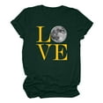 thumbnail image 5 of Penkiiy Muslim Ramadan T-Shirt for Women Women's Summer Moon Graphic Shirts Cute Boho Short Sleeve Round Neck Tee Girls Casual Loose Blouses 2XL Green, 5 of 6