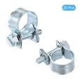 thumbnail image 3 of Uxcell 11-13mm Mini Fuel Injection Hose Clamp Zinc Plated Steel Fuel Line Clamp 20 Pack, 3 of 5