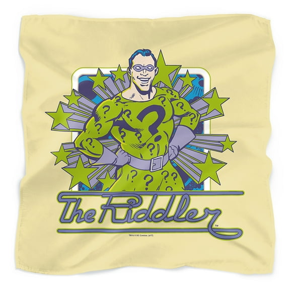 Batman Riddler Stars Bandana (21 in x 21 in)