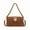 brown, variant on Women's Gold Chain Shoulder Bag - Suede Small Square Crossbody, Autumn/Winter All-Match Fashion Bag (8.2×3.1×4.7in)​