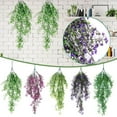 BestHanging Fake Flower Plant Vines Willow Rattan Artificial Home