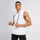 thumbnail image 4 of Playera Sin Manga Gym Sudadera Deportiva Camiseta Hombre Fit, 4 of 8