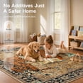 thumbnail image 6 of Moynesa 5'x7' Vintage Tiger Area Rug, Boho Traditional Washable Rug for Living Room Bedroom Dining Sunroom, Distressed Botanical Floral Accent Carpet, Soft Low Pile Non Slip Stain Resistant, Camel, 6 of 12