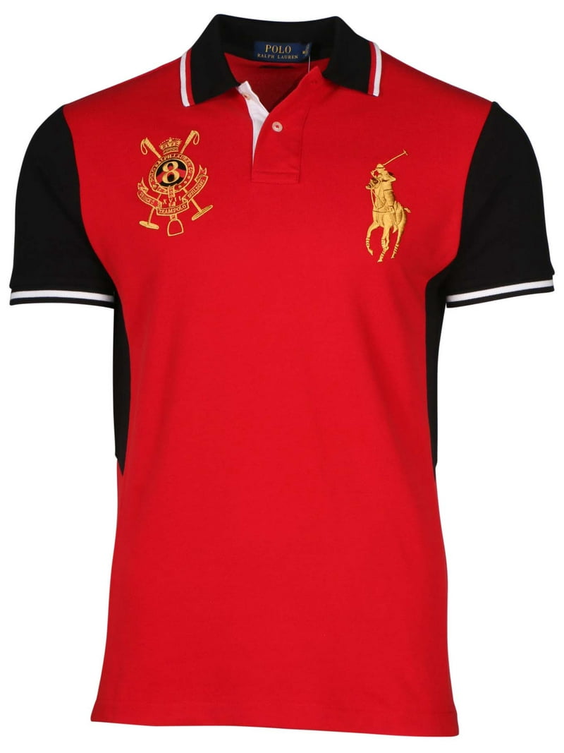 Polo Ralph Lauren Men's Custom Fit Crown Crest Big Pony Shirt