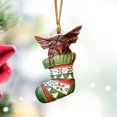thumbnail image 4 of Árbol de Navidad acrílico Decoración colgante Adornos colgantes de dibujos animados para niños (10) Likrtyny Libre de BPA, 4 of 9