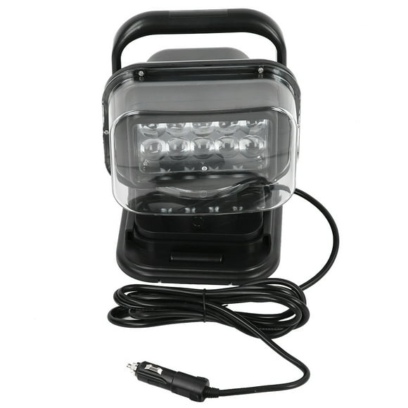 Luz de búsqueda LED de 50W con base remota y magnética Lámpara de punto de 360 grados para automóviles universal