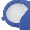 thumbnail image 3 of Porte-clés loupe grossissant x10, mini loupe portable pliable avec porte-clés pour lecture en extérieur, bleu, 3 of 4