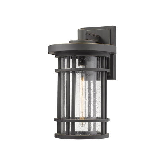 1 Light Outdoor Wall Mount In Craftsman Style 12 Inches Wide By 20 Inches High-Oil Rubbed Bronze Finish Z-Lite 570Xl-Orb