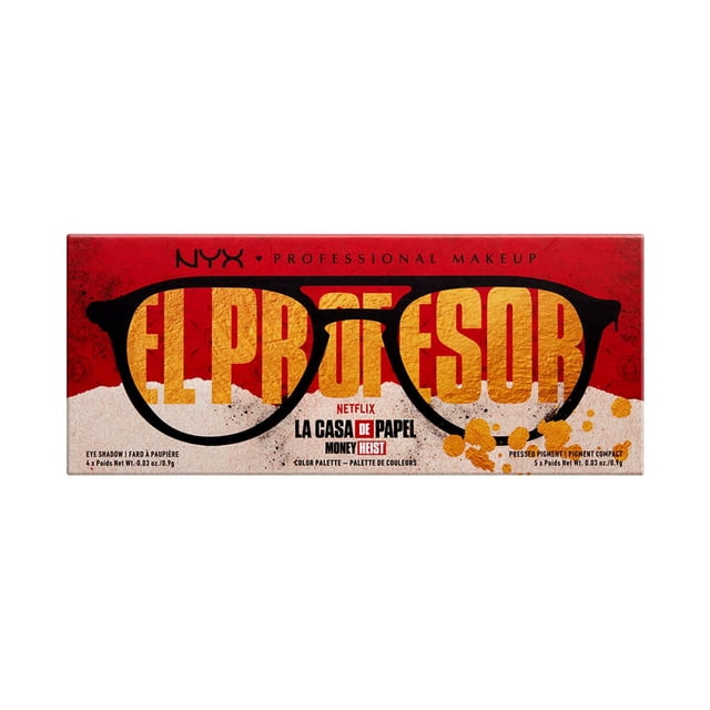 CASA DE PAPEL PALETA DE SOMBRAS EL PROFESOR