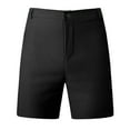 thumbnail image 5 of Wyobmus Men's Dress Shorts Lightweight Casual Work Shorts Stretch Quick Dry Elastic Waist Work Shorts Size S-3XL Black, 5 of 7