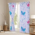 thumbnail image 3 of Homewish Flying Dragonflies Butterflies Black Out Curtains for Boys Girls,Spring Garden Curtains Pack of 2 (42x63 Each),Chic Flowers Bedroom Curtains,Microfiber Bedroom Decor, 3 of 6