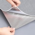 thumbnail image 6 of Dundee Deco Peel and Stick Faux Fabric Wallpaper Roll, 24" x 9', Grey, 6 of 8