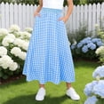 thumbnail image 2 of SROBPTY Little Girls Skirts Print with Pocket Plaided for 5-15 Years, 2 of 5