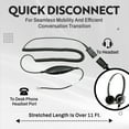 thumbnail image 5 of Voice Tube Microphone RJ9 Phone Headset with Virtual Compatibility RJ9 Headset Cord for Cisco Avaya Nortel and Most Phones, 5 of 8