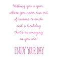 thumbnail image 3 of American Greetings Birthday Card for Her (Linework Flowers), 3 of 3