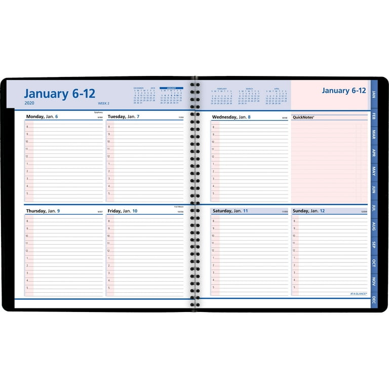 At-A-Glance, AAG76PN0105, QuickNotes Special Edition Weekly