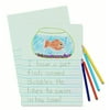 Pacon Newsprint Handwriting Paper with Picture Story Space, 9" x 12", Ruled Short, 500 Sheets
