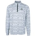thumbnail image 2 of Men's Cutter & Buck Charcoal Colorado State Rams Big & Tall Traverse Camo Print Stretch Quarter-Zip Pullover Top, 2 of 3