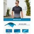 thumbnail image 6 of Weilanxin Men's UPF50+ Quick-Dry Rash Guard Shirt Surfing, Running, Water Sports, Reflective Safety Design, 6 of 10