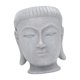 thumbnail image 1 of Adorno decorativo de maceta con forma de cabeza de Buda, maceta creativa, regalo, maceta gris Estilo B, 1 of 9