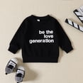 thumbnail image 5 of Sweatsuits Toddler Boy Letters Prints Long Sleeves Tops Sweatershirt Pants 2pcs Set Outfits Black Baby Boy Clothes 0-6 Months, 5 of 6