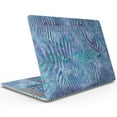 thumbnail image 3 of DesignSkinz Blue and Purple Watercolor Zebra Pattern Full-Body Skin Decal Wrap Cover for MacBook Pro 13" M1/M2 (A2338), 3 of 9
