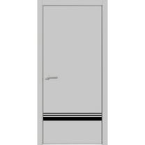 Modern Wood Interior Door with Hardware | Planum 0012 Matte Grey | Single Panel Frame Trims | Bathroom Bedroom Sturdy Doors-36" x 80"
