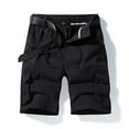 thumbnail image 3 of Fgnfyis Men's Shorts Casual Denim Shorts with Pockets Plus Size Men Shorts Black 32, 3 of 3