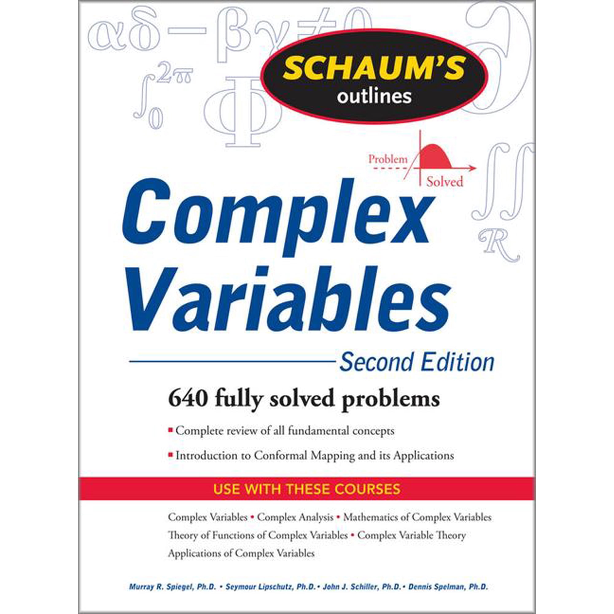 Schaum s Outline of Complex Variables 2ed (Paperback)