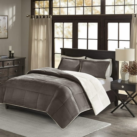 Madison Mint Dollar - Home Essence Monterey Corduroy Reverse to Berber Comforter Mini Set