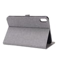 thumbnail image 4 of Case for iPad mini 6th Gen 8.3" 2021 / iPad mini 7th Gen (A17 Pro) 2024, Vintage Fabric PU Leather Folio Cover Soft TPU Inner Multiple Viewing Angles Stand with Card Slots Auto Sleep / Wake - Gray, 4 of 5