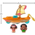 thumbnail image 5 of Moana Disney de Toy Fisher-Price Little People con canoa y figura, 5 of 5