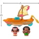 thumbnail image 5 of Moana Disney de Toy Fisher-Price Little People con canoa y figura, 5 of 5