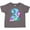 Charcoal Grey, variant on Inktastic Third Birthday Mermaid Girls Toddler T-Shirt
