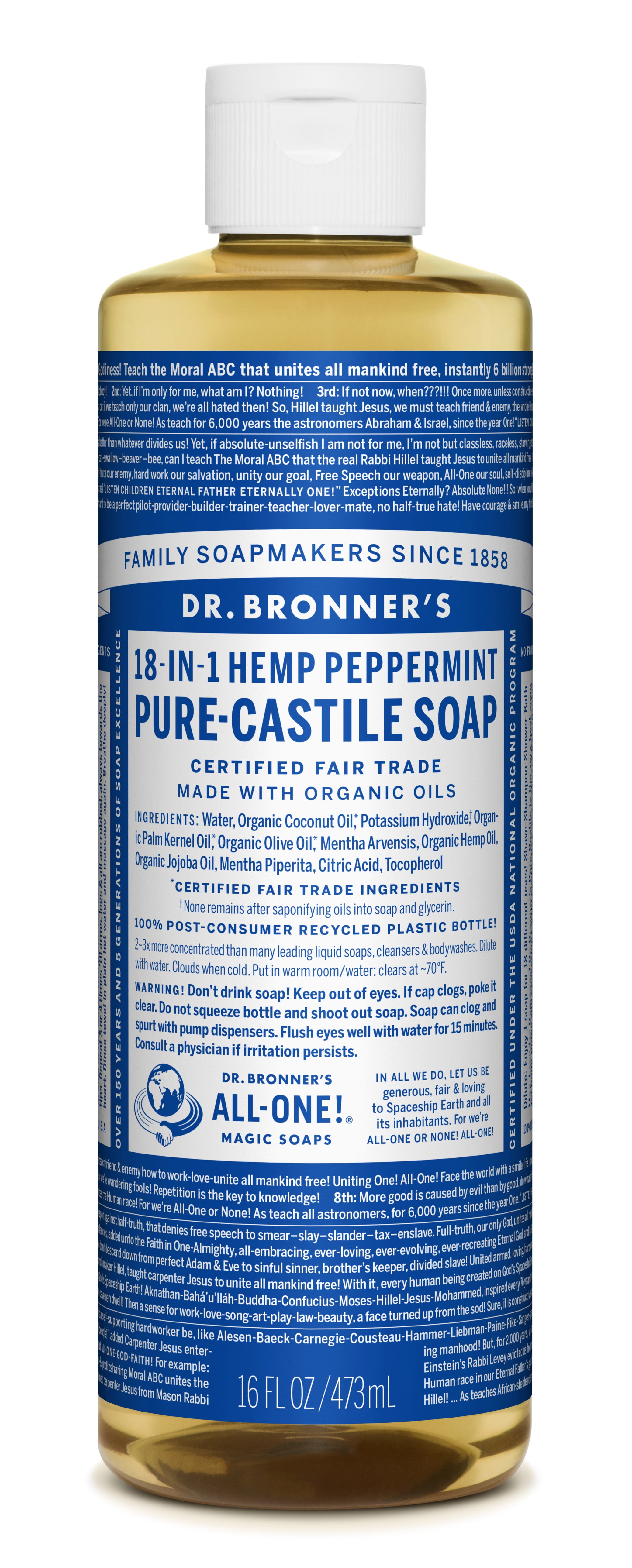 dr bronner peppermint soap 32