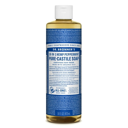 Dr. Bronner s Pure Castile Soap - Peppermint (16 oz.)