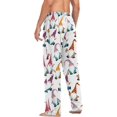 thumbnail image 6 of HPINK-T Scandinavian Christmas Gnomes Men's Pajama Pants Super Soft Sleep Lounge Pants Pjs Bottoms with Pockets, 6 of 7
