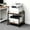 Brown, variant on 20" Deep Large Printer Stand, 2-Tier Under Desk Printer Table with Adjustable Shelf, Rolling Cart with Wheels for Home Office Organization and Storage