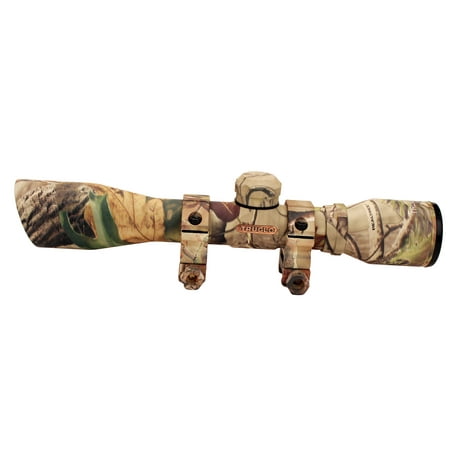 Truglo Scope Sr 4x32 w/Rings Diam Camo (Best Scope For Ruger Sr 762)
