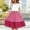 Pink-1, variant on FamilyThread Girls Summer Dresses with Ruffle Short Sleeve Casual A-Line Swing Twirly School Colorful Sundress For 5-14Y