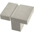 thumbnail image 2 of Franklin Brass P40825k Asymmetric Notched 1-1/4" Rectangular Cabinet Knob - Nickel, 2 of 3