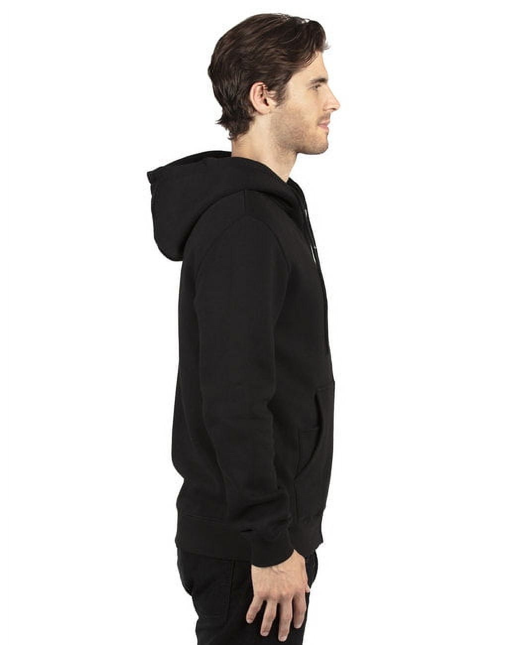 Unisex Ultimate Fleece Full-Zip Hooded Sweatshirt - BLACK Unisex Ultimate Fleece Full-Zip Hooded Sweatshirt - BLACK