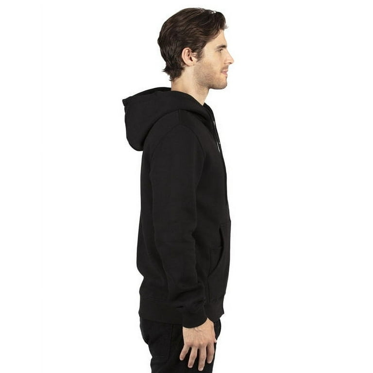 Unisex Ultimate Fleece Full Zip Hooded Sweatshirt BLACK S