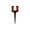 Black, variant on Garden Hose Guide Stake, Rustproof Sturdy Metal Structure, Pipe Bracket for Outdoor Gardening Watering, Hose Anti-Winding Arrangement and Yard Garden Daily Maintenance