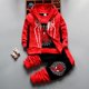 thumbnail image 1 of Conjuntos de ropa para niños, chaqueta de dibujos animados de algodón con estampado de Spiderman, camiseta + Pantalones, ropa para niños, 3 uds., conjunto de ropa de hombre araña para bebés de 90cm Gao Jinjia LED, 1 of 2
