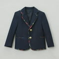 thumbnail image 4 of hengsof Classic Collared Blazer for School Dress Code, Kids Formal Jacket, Academic Style Outerwear for Uniform Wear, Size 2-12 Years, 4 of 6