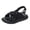 Black, variant on Shadoumai Girls Gladiator Sandals Casual Summer Dress Shoes Open Toe T-Strap Fisherman Flat Sandals (Toddler/Little Kid/Big Kid)