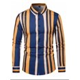 thumbnail image 1 of Camisa informal de manga larga con botones y bandera estadounidense para hombre, camisa de solapa para primavera y otoño, camisa de plumas para hombre, 1 of 6
