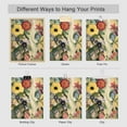 thumbnail image 5 of PixonSign Farmhouse/Country Adhesive Canvas Posters, Canvas Wall Art Vibrant Impressionist Flowers Prints, Set of 4 Colorful Floral Pastel Paintings, Multicolor Wall Décor - 8"x10", 5 of 5